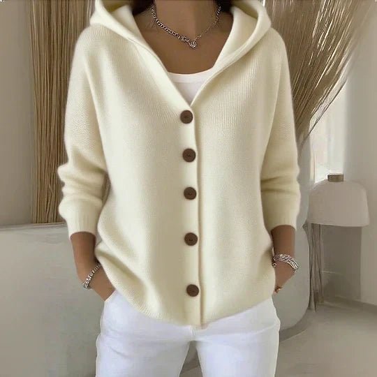 Women’s Long-Sleeve Button Front Cardigan | Hooded