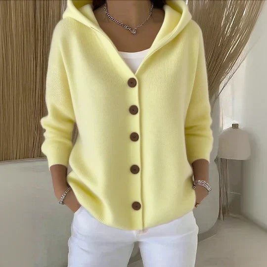 Women’s Long-Sleeve Button Front Cardigan | Hooded