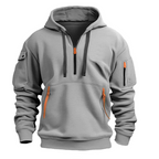 Men's Long Sleeve Winter Zip Up Hoodie | Streetwear