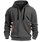 Men's Long Sleeve Winter Zip Up Hoodie | Streetwear