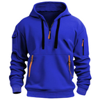 Men's Long Sleeve Winter Zip Up Hoodie | Streetwear