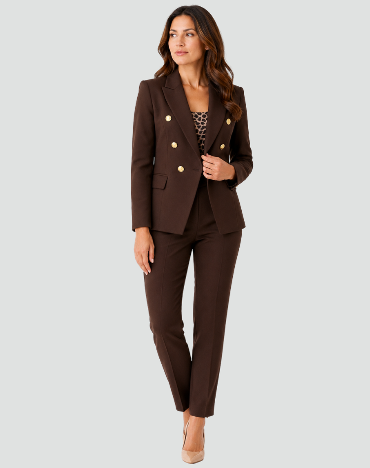 Women's Formal Suit Set | Double-Breasted