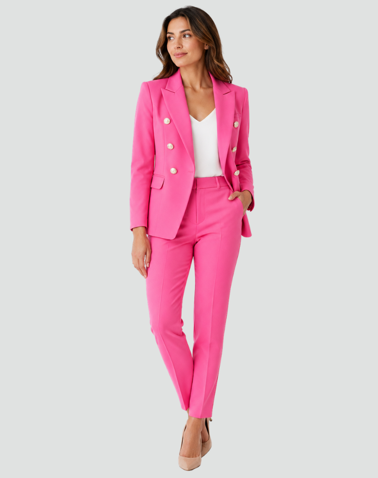 Women's Formal Suit Set | Double-Breasted