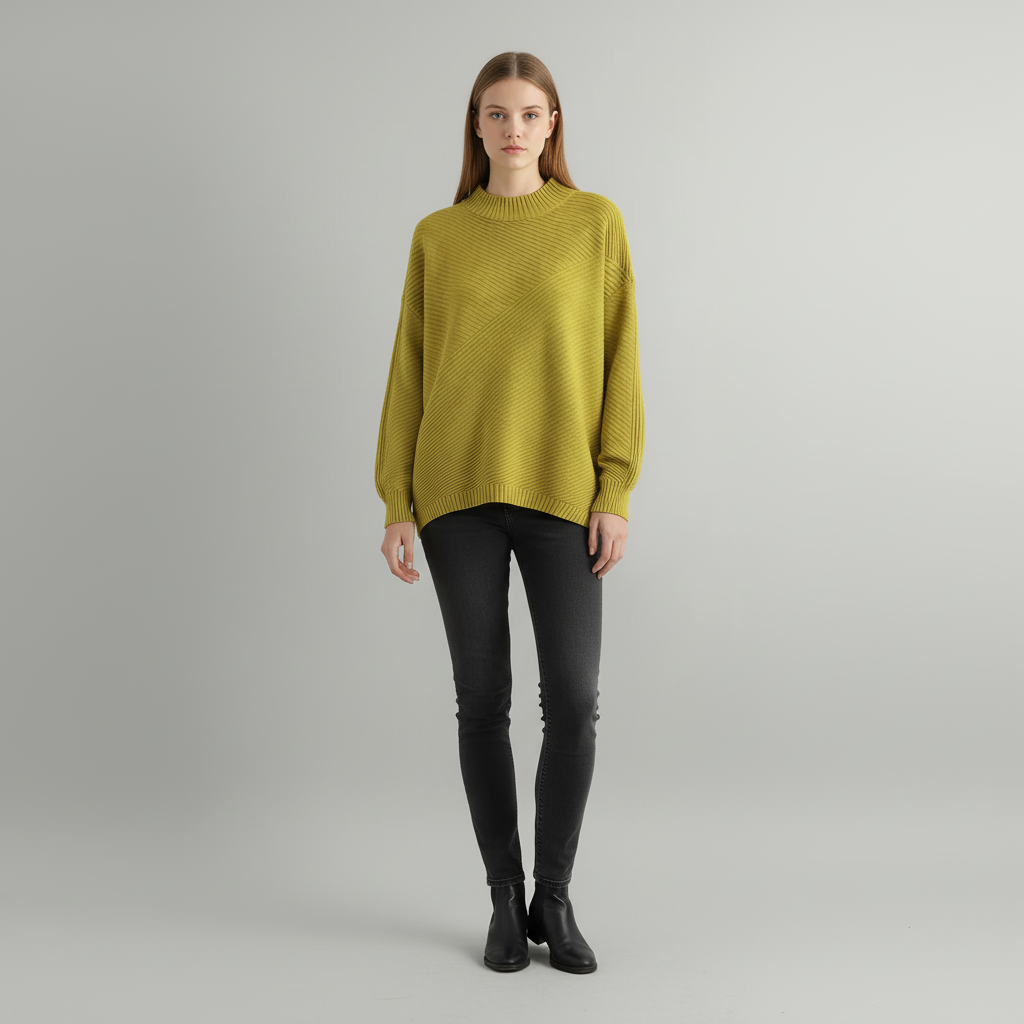 Women’s Rib Knit Sweater | Oversized