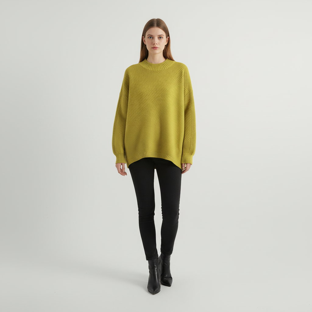 Women’s Rib Knit Sweater | Oversized