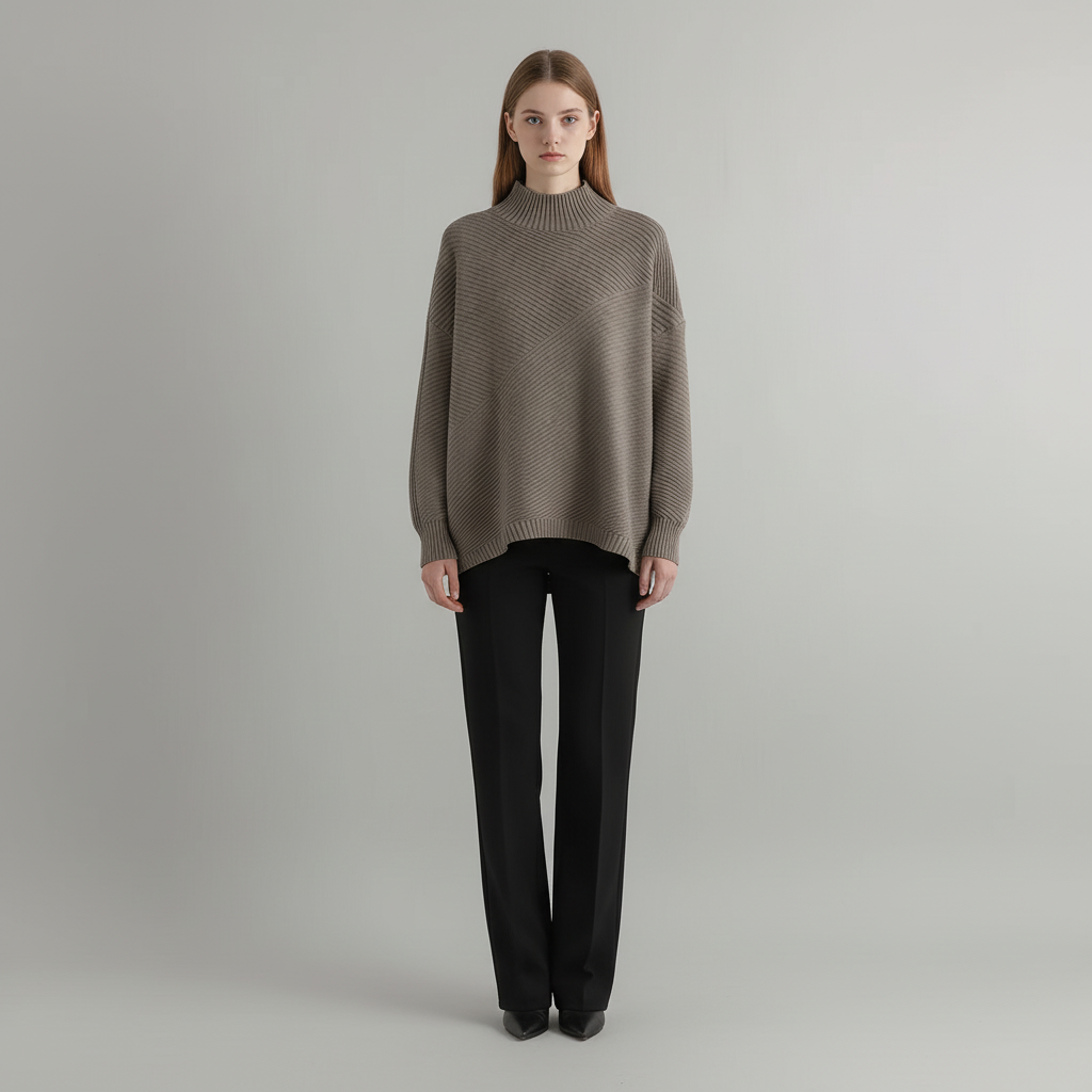 Women’s Rib Knit Sweater | Oversized