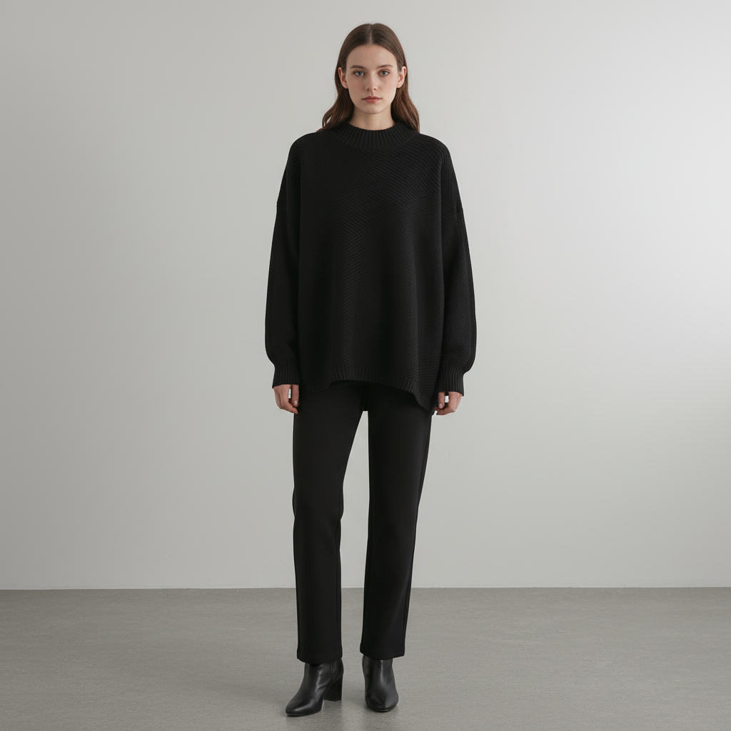 Women’s Rib Knit Sweater | Oversized