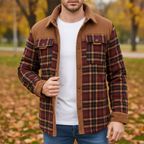 Men’s Casual Flannel Jacket | Fall