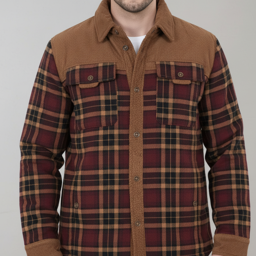 Men’s Casual Flannel Jacket | Fall