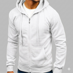 Men’s Plain Winter Zip Up Hoodie | Gym