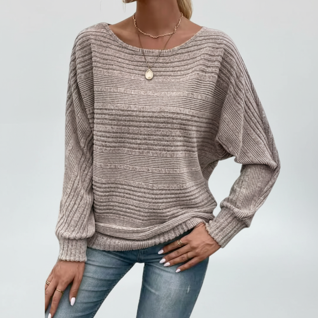 Women’s Textured Knit Sweater | Long Sleeves
