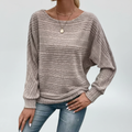 Women’s Textured Knit Sweater | Long Sleeves