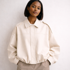 Women’s Long Sleeve Blouson Jacket | Drop Shoulder