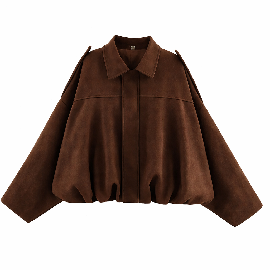 Women’s Long Sleeve Blouson Jacket | Drop Shoulder