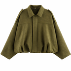 Women’s Long Sleeve Blouson Jacket | Drop Shoulder