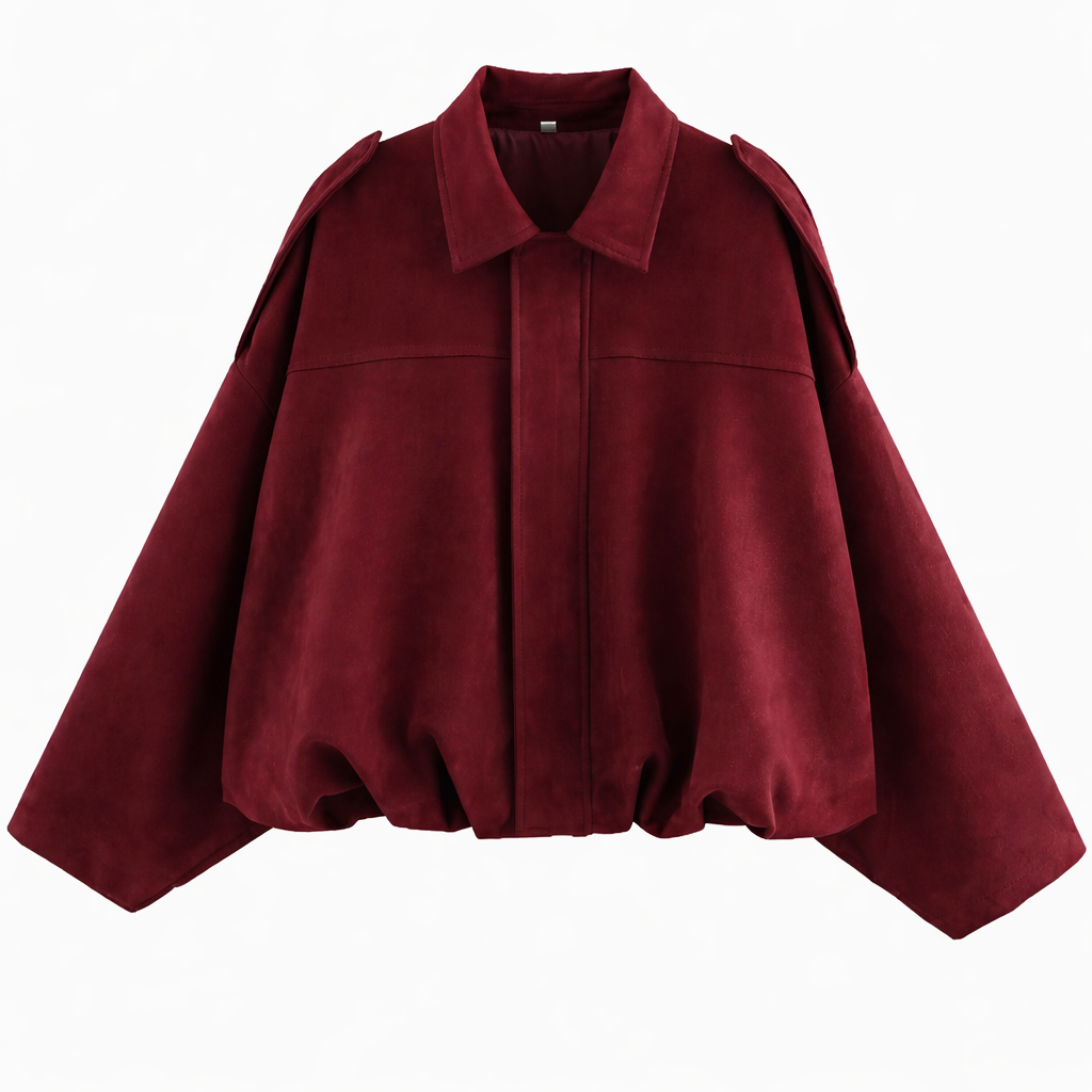 Women’s Long Sleeve Blouson Jacket | Drop Shoulder