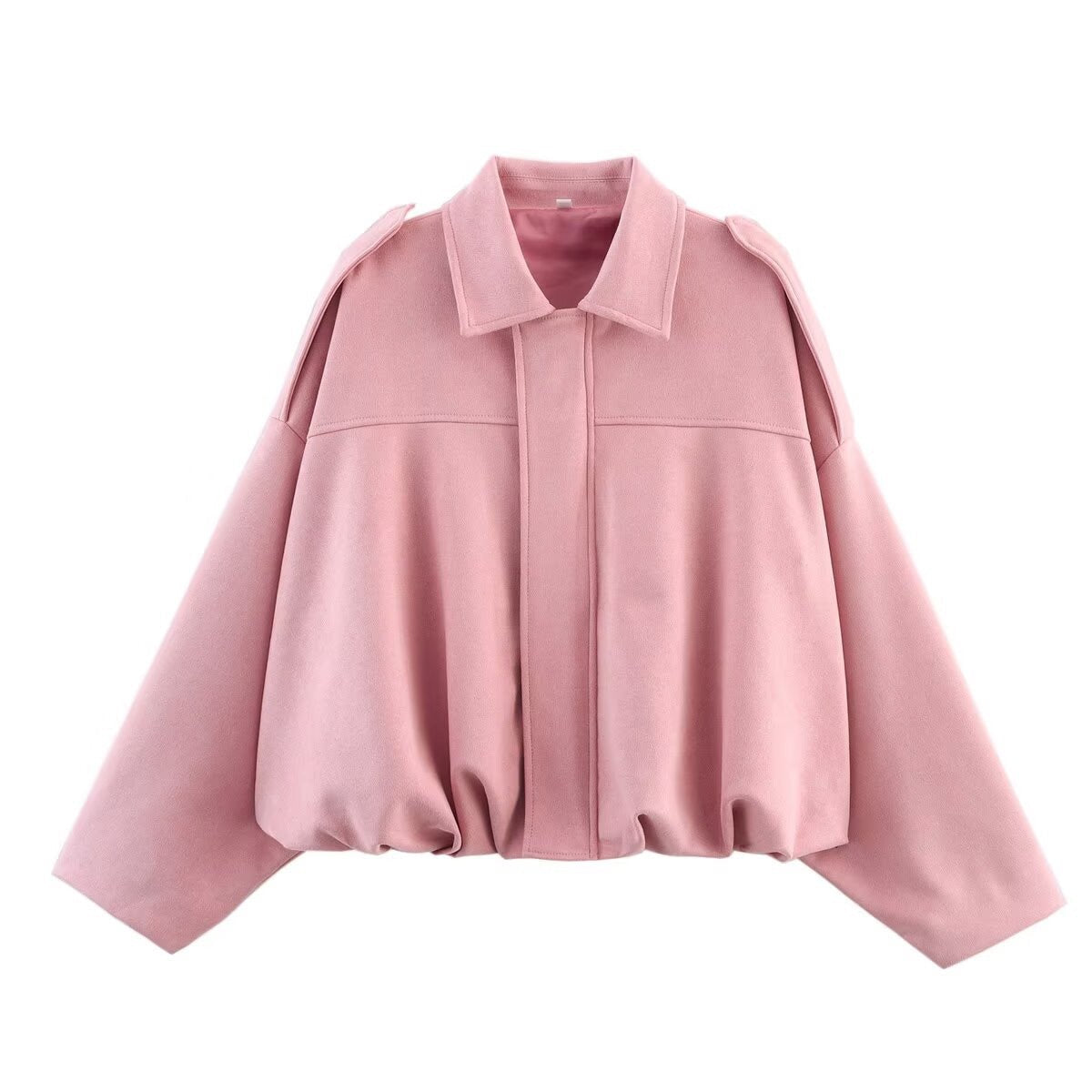 Women’s Long Sleeve Blouson Jacket | Drop Shoulder
