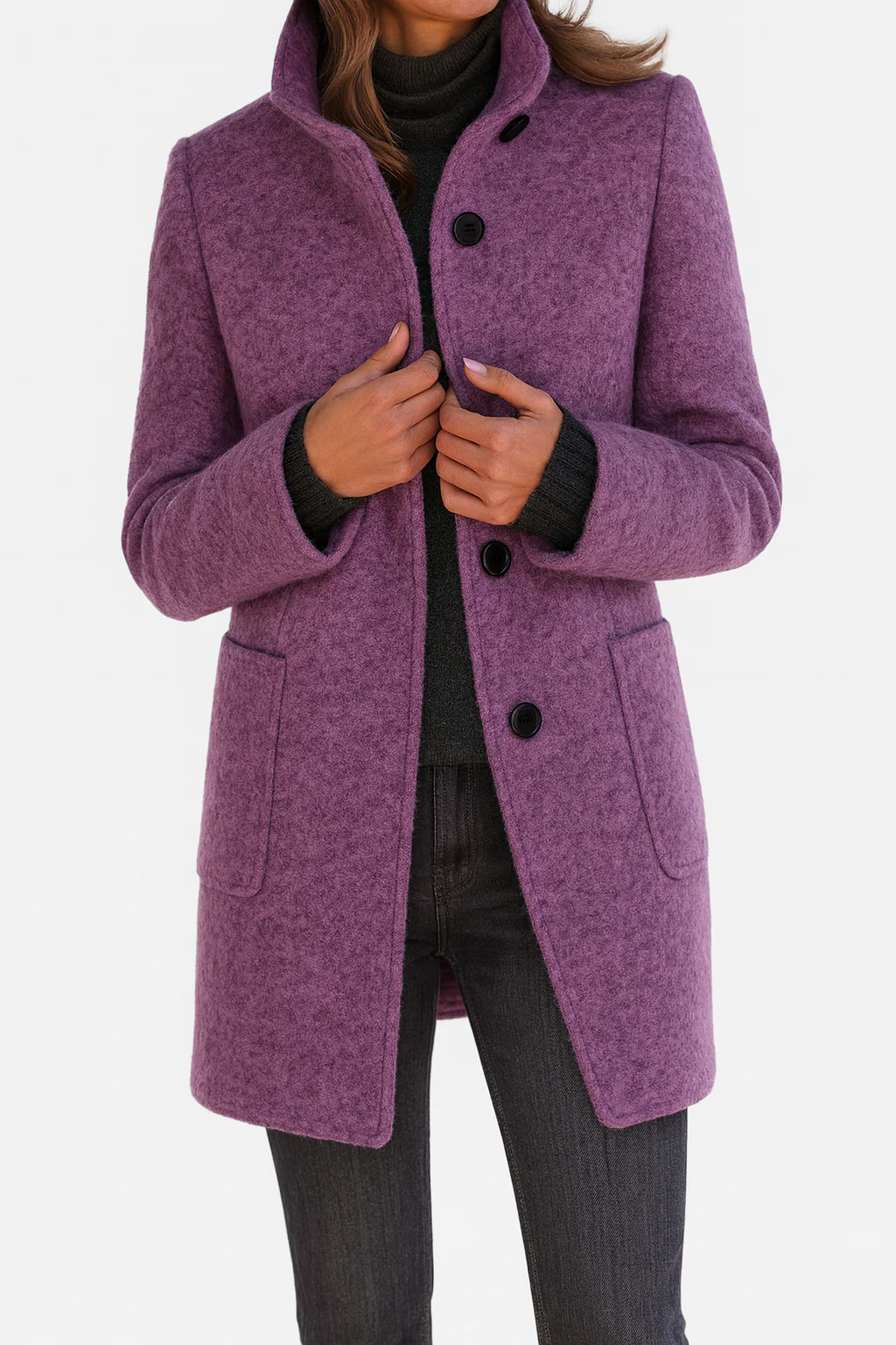 Women's Single-Breasted Coat | Fall