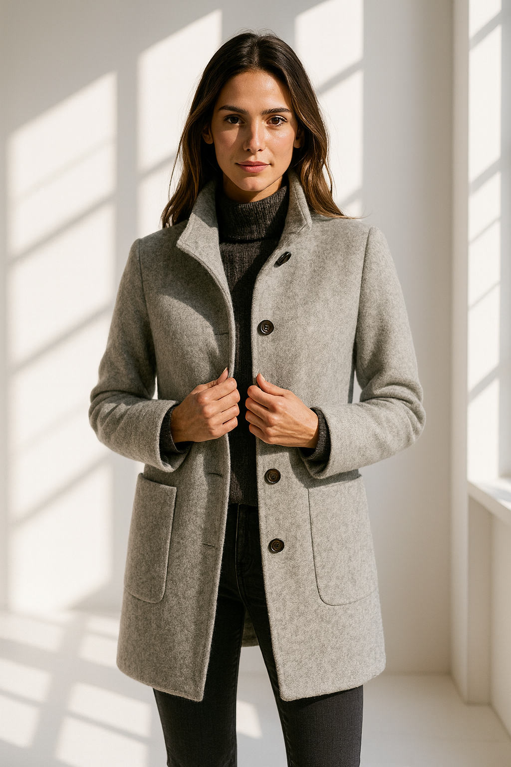 Women's Single-Breasted Coat | Fall