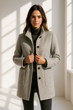 Women's Single-Breasted Coat | Fall