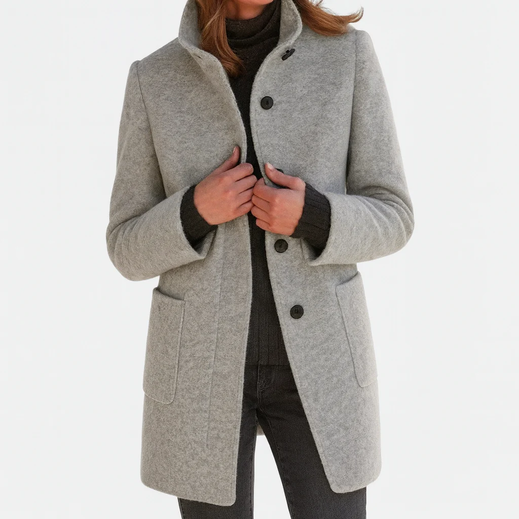 Women's Single-Breasted Coat | Fall