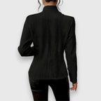 Women's Formal Work Blazer Jacket | Textured