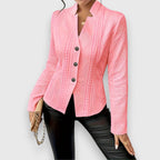 Women's Formal Work Blazer Jacket | Textured