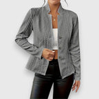 Women's Formal Work Blazer Jacket | Textured