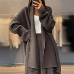 Women's Longline Knit Cardigan | Open Front