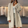Women's Longline Knit Cardigan | Open Front