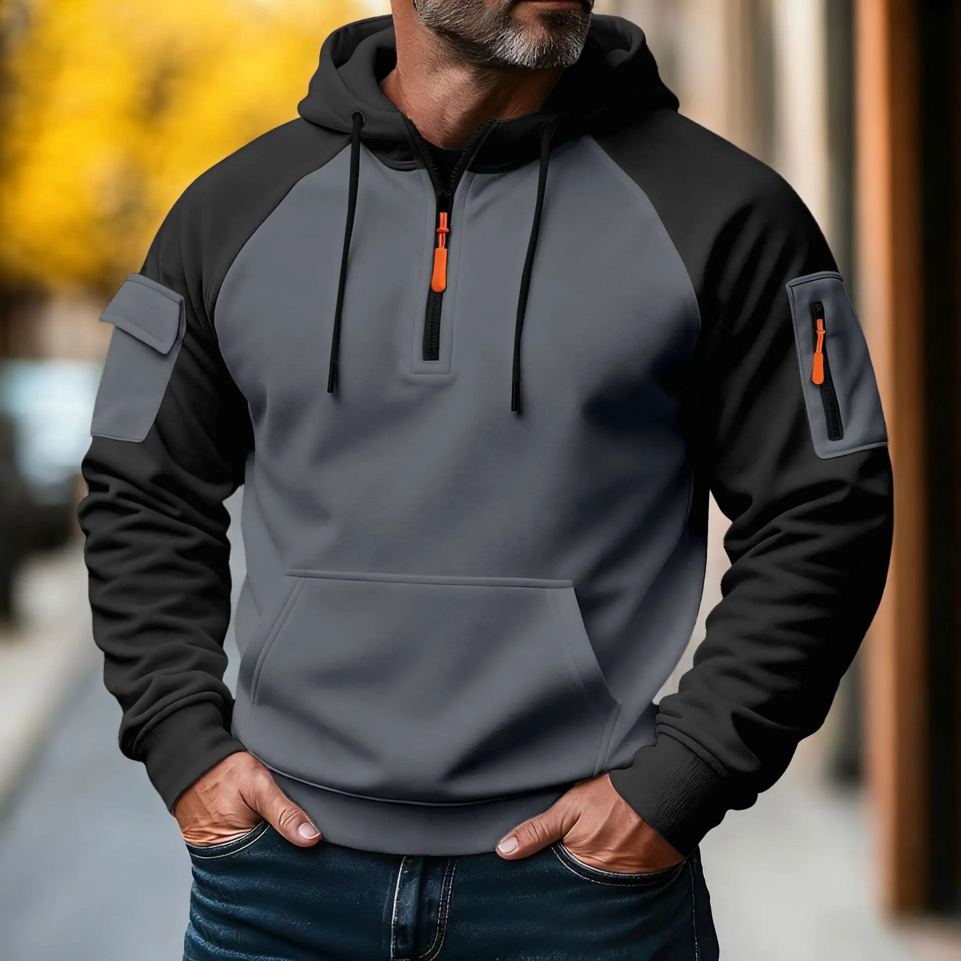 Men's Streetstyle Hoodie | Zip Closure