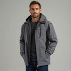 Men's Removeable Hooded Jacket | Zipper
