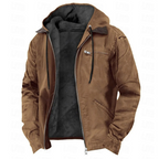 Men's Removeable Hooded Jacket | Zipper