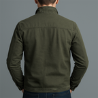 Men's Vintage Zipper Jacket | Zip Pockets