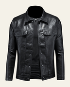 Men's Stylish Trucker Jacket | Collared