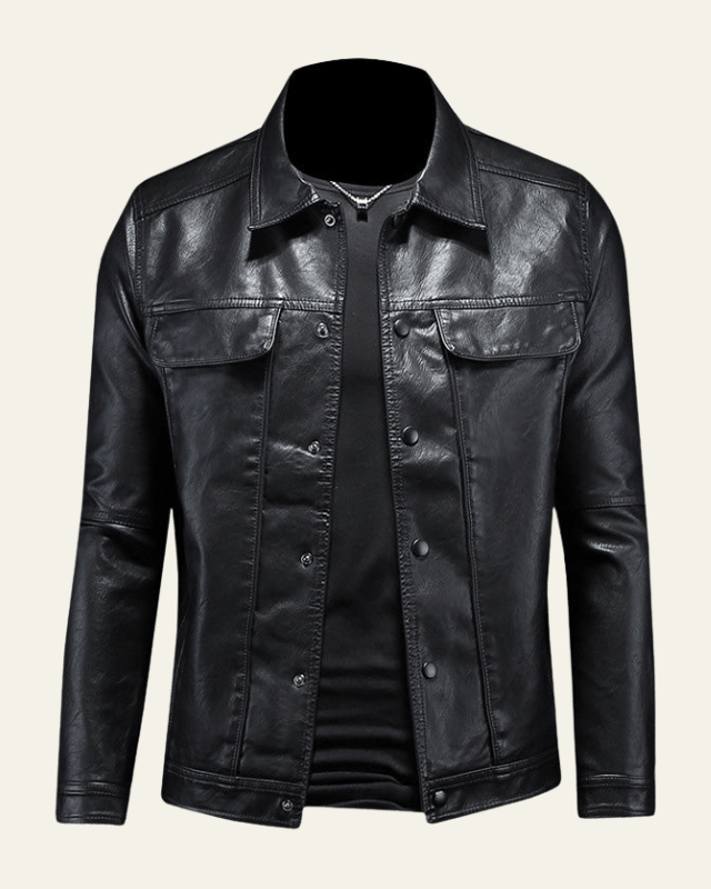 Men's Stylish Trucker Jacket | Collared