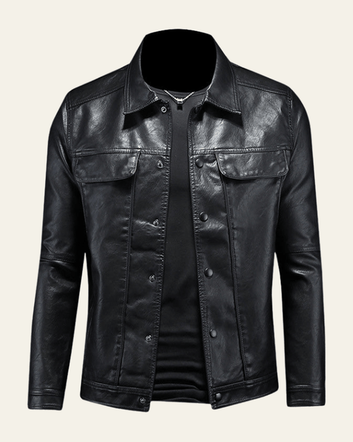 Men's Stylish Trucker Jacket | Collared