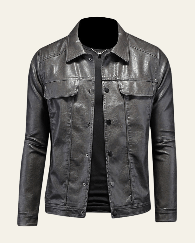 Men's Stylish Trucker Jacket | Collared