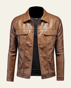 Men's Stylish Trucker Jacket | Collared