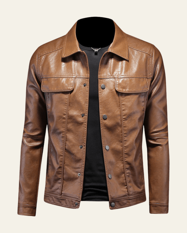Men's Stylish Trucker Jacket | Collared