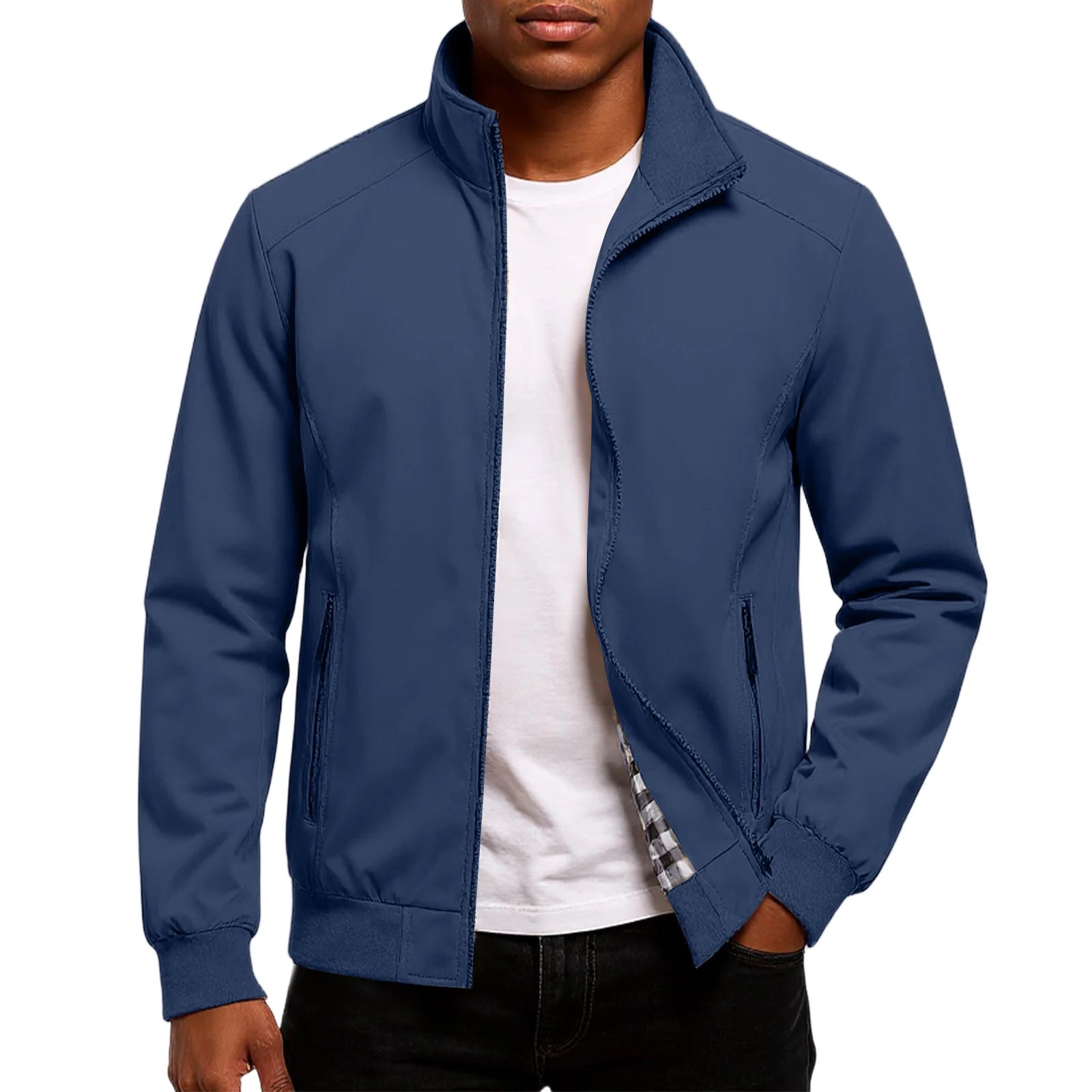 Men's Bomber Modern Jacket | Zipper
