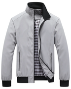 Men's Bomber Modern Jacket | Zipper