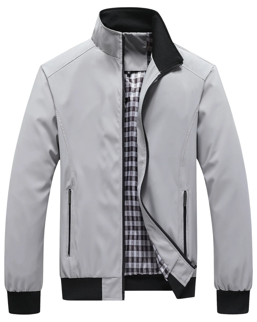 Men's Bomber Modern Jacket | Zipper