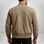 Men's Textured Zipper Jacket | Bomber