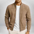 Men's Textured Zipper Jacket | Bomber