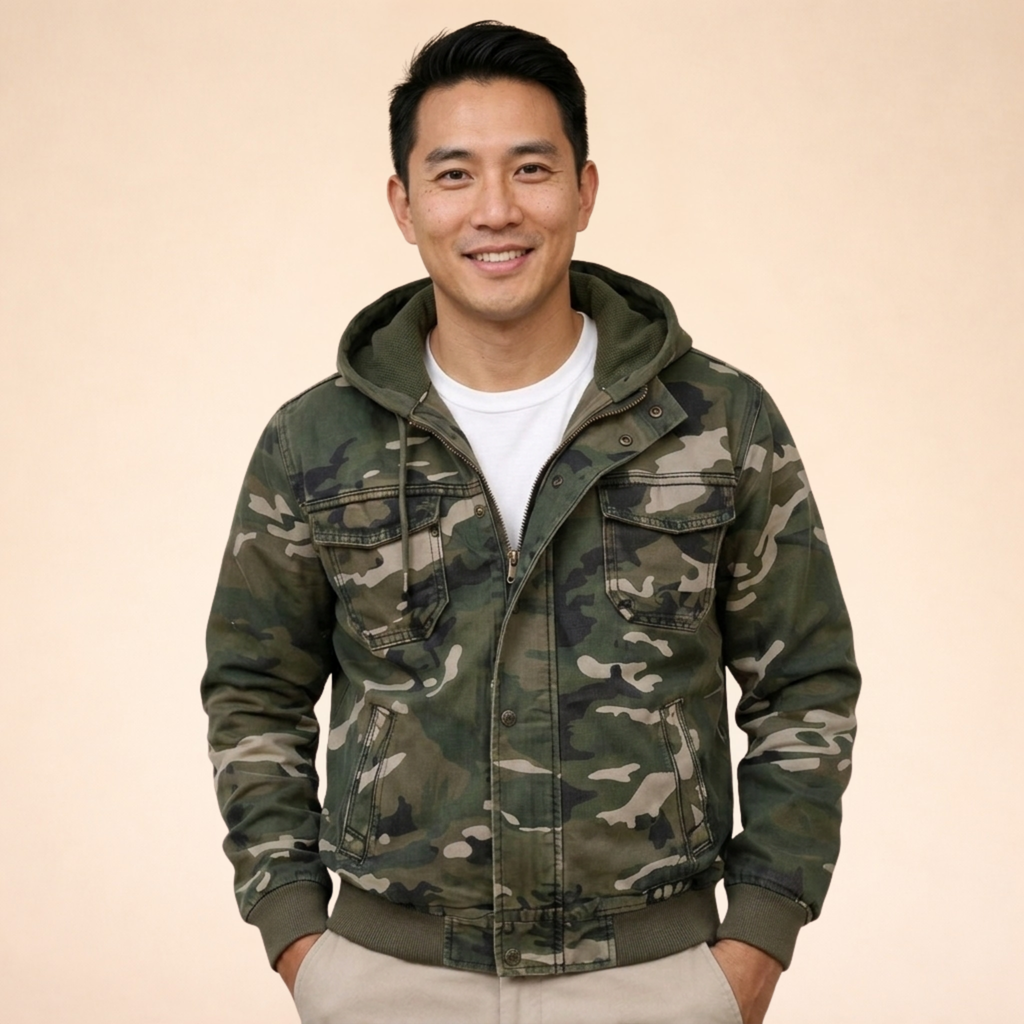 Men's Cargo Hooded Jacket | Utility Style