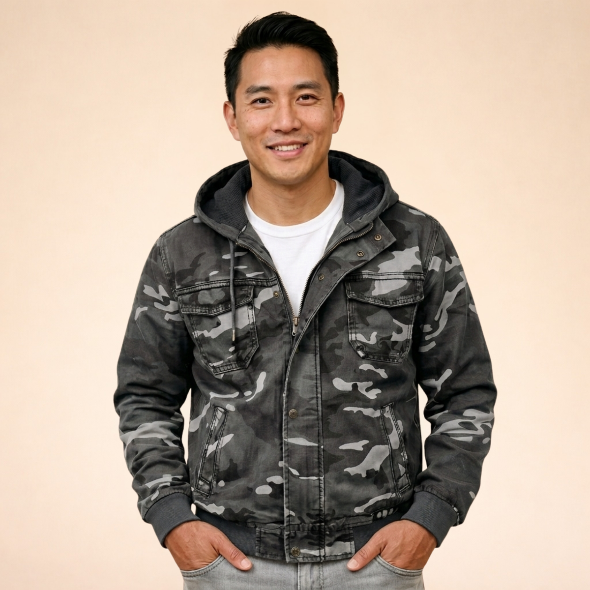 Men's Cargo Hooded Jacket | Utility Style