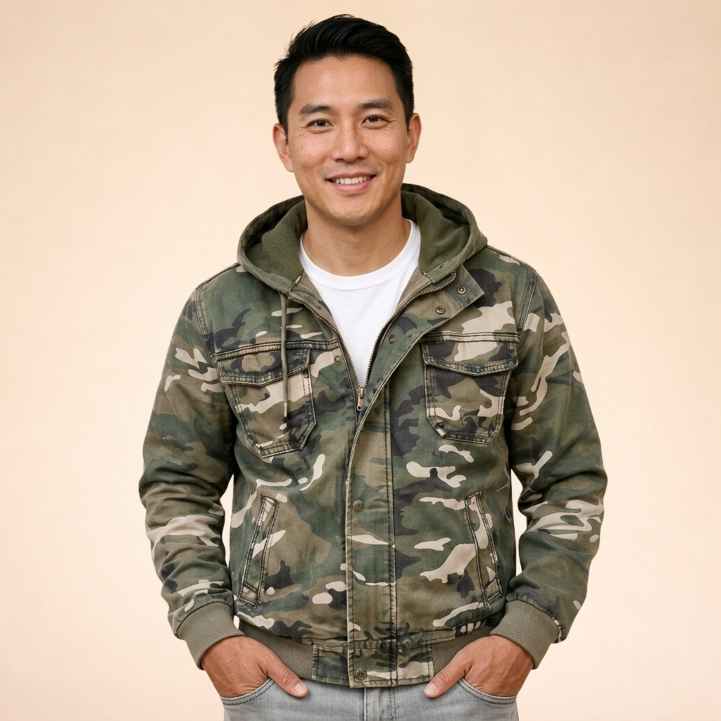 Men's Cargo Hooded Jacket | Utility Style