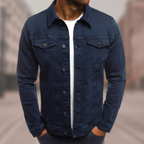 Men's Casual Trucker Jacket | Collared