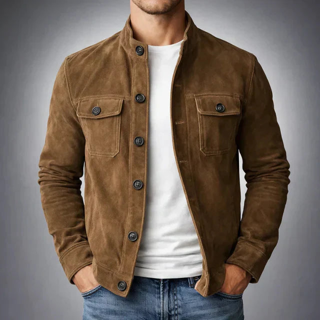 Men's Casual Shirt Jacket | Button-Front